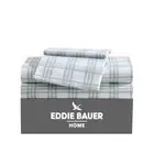 - Full Sheets, Cotton Percale Bedding Set, Crisp & Cool Home Decor (Light Gre...