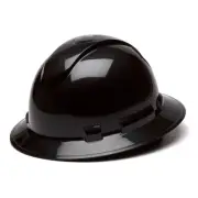 Pyramex Ridgeline Full Brim Hard Hat - HP541 (Black)
