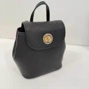 Marc Jacobs Turnlock Medium Backpack 4S5HBP001H01 Black Leather $395