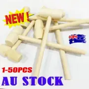 10~50Pcs Wooden Hammer Wood Mallets Small for Seafood Lobster Lot AUD