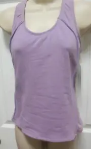 BODY WRAPPERS 7734 Racer Back Cotton Spandex Pullover Top Lilac Ladies Large
