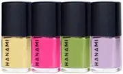 HANAMI Nail Polish Collection Kokomo 9ml x 4 Pack