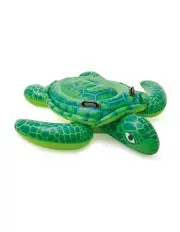 [Intex] Inflatable 150cm Lil Sea Turtle Ride-On Toy Pool Beach Swimming Toy in Green