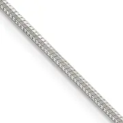 16 Inch Sterling Silver 1.35mm Octagonal Snake Chain