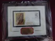 NEW FRAMED FDC '94 ROCKWELL & COKE BAREFOOT BOY-COA! 1342/2500 Signed D MacGrant