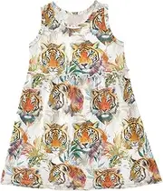 [Caihoyu] Girls Summer Tank Dresses Toddler Fashion Spring Dresses Birthday Gift, Multicolor05, 4 Years
