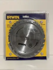 Irwin 184mm 7-1/4” Saw Blade Twin Pack 24T 40T Tungsten Carbide Brand New NOS