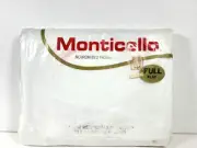 Vintage Cannon Monticello White Full Flat Sheet 54' X 78" New In Package