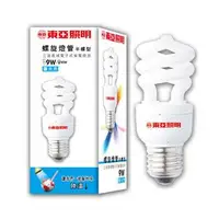 在飛比找樂天市場購物網優惠-東亞 電子式螺旋省電燈泡(9W-燈泡色-黃光) [大買家]