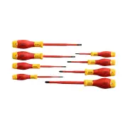 SP Tools 8Pcs VDE Insulated Electrical Screwdriver Set - Chrome Vanadium Steel