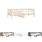 Day Bed without Mattress Sleepover Sofa Daybed Couch Solid Wood Pine vidaXL