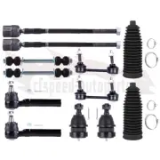 12PCS Front Lower Ball Joint Tie Rod End Sway Bar Linkage For 99-04 Ford Mustang