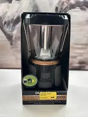 Duracell 2000 Lumen LED TRI-Power Solar Rechargable Lantern Lighting New
