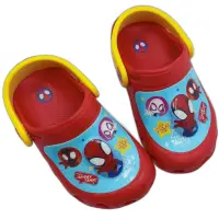 在飛比找momo購物網優惠-【樂樂童鞋】台灣製蜘蛛人電燈涼鞋-紅色(台灣製 蜘蛛人 男童