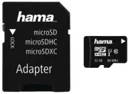HAMA - 32GB Class 10 MicroSDXC UHS-I Memory Card 80MB/s