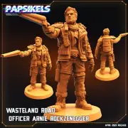 Road Officer Arnie Rockzenegger | Apocalypse | Papsikels | 32mm scale