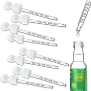 Oxyooh 8 Pack Glass Dropper Pipettes Compatible with SodaStream Bubly Drops and Bubbly Drops Flavors Bottle for Soda Stream Accessories, DGY8-2024116