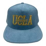 New Era 9Fifty UCLA Bruins Hat Cap Blue Snapback Adjustable Corduroy A-Frame