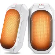 Rechargeable Hand Warmers 2 Pack, Electric Hand Warmer Reusable, 2 in 1 Pocke...