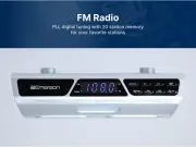 Under Counter Wireless Stereo Bluetooth Speaker with FM Radio, Cooking Timer,...