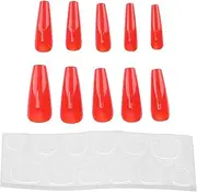 10 pregos de cor pura para mulheres e meninas, requintada e moderna ferramenta de manicure para decoração de unhas, uso doméstico. (N5354-06)