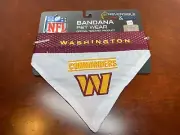 NFL Washington Commanders BANDANA Reversible Home & Away S/M