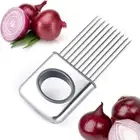 Stainsless Steel Onion Fork Vegetable Cutter Slicer MEAT