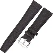 [HRBTBGPULX] Canvas Nylon Strap 20mm 21mm 22mm Black Green Blue Ladies Men's Strap With Pin Buckle Strap
