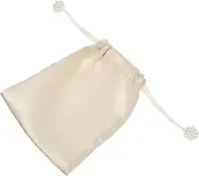 CATIEBYE Bucket Woven Bag Internal Pocket Durable Polyester Drawstring Pouch Convenient Accessory for Organizing Essentials for Storage and Travel with Elegant