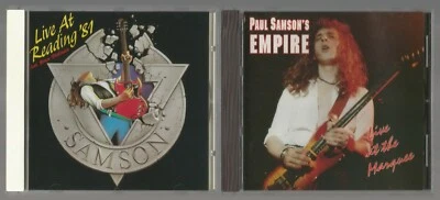 SAMSON / PAUL SAMSON’S EMPIRE - Live At...[ 2XCDs] RARE Titles !!! BRAND NEW !!!