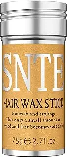 Hair Wax Stick, Wax Stick for Hair Slick Stick Edge Control Slick, Non Greasy Styling Hair Pomade Sticks for Flyaways Frizz Hair - 75g