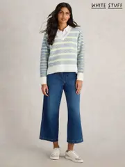 White Stuff Blue Sammy Stripe Jumper (F13860) | $89