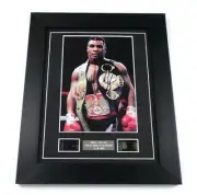 MIKE TYSON Signed PREPRINT + MIKE TYSON FILM CELLS RARE Boxing Memorabilia GIFTS