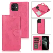 iPhone 12 Mini Case, Card Slots Retro Leather Wallet Shockproof Flip Cover ic Closure Bookstyle Stand Case