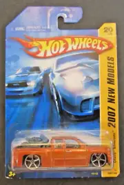 Hot Wheels 2007 New Models Chevy Silverado Burnt Brown Grey Black Motorcycle NIP