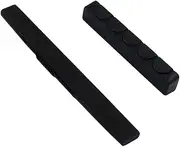 VICASKY 6 String Acoustic Guitar Nut Saddle Ebony Buffalo Bone Musical Instruments Accessories Replacement Parts Set