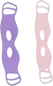 FOMIYES 2pcs Double-sided Ear-hanging Eye Mask Massage Supply Puffiness Eye Patches Cooling Eye Pads LED Eyebrow Clip Massage Tools Double-side Eye Massager Massaging Eye Facial
