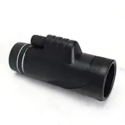 40x60 Monocular Telescope High Definition Day Night Use Portable Spring Clamp Aluminum Tripod FMC Ion Coating Christmas Birthday Kids Gift