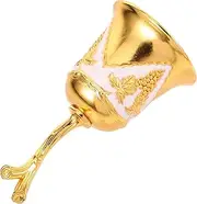 ERINGOGO Vintage Hand Bell Durable Shaking Bell for Dining Service and Decorative Use for Classroom Weddings and Elegant Design