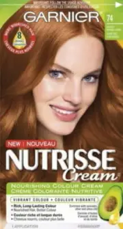 Garnier Nutrisse Cream Nourishing Permanent Haircolour Cream, 1 Pack, Intense