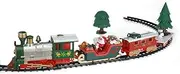 Decorative Christmas Train Red 91 x 44 cm - 22 Pieces - Plays Christmas Music - Mini Train to Christmas Railway with Locomotive, 3 Carriages and 15 Rails and Decorative Tree