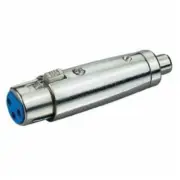 MAGNUM PRO MC36 3 Prong Female XLR to RCA Female Adaptor
