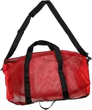 [WESIEVYA] Large Mesh Beach Tote Bag for Women Lightweight and Portable Pool Bag with Handles for Swimming Gear Towel Clothes for Travel and Outdoor Use