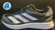 adidas ADIZERO RC 4 RUNNING SHOE (Grey Six / Cloud White / Black, Men Size 11)