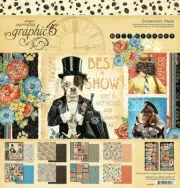 Graphic45 WELL GROOMED 12x12 COLLECTION PACK scrapbooking PAPERS + STICKERS