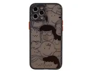 C19 Back Cover Mobile Phone Soft Shell Cartoon Snoopy Family Pattern Anti-fall and Non-slip Protective Cover for iPhone 12pro Case