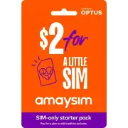 AUSTRALIAN AMAYSIM PREPAID MOBILE SIM CARD KIT STARTER PACK STANDARD MICRO NANO
