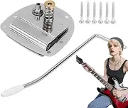 Tremolo Bridge,Guitar Tremolo System | Vintage String Instrument Parts, Zinc Alloy Tailpiece Replacement for Music Lover