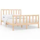 Solid Wood Pine Bed Frame Bedstead 180x200/150x200 cm Multi Colours vidaXL