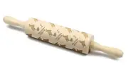 American Cocker Spaniel large rolling pin with a dog silhouette Art-Dog